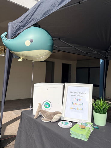 Waffelstand am Dorfflohmarkt