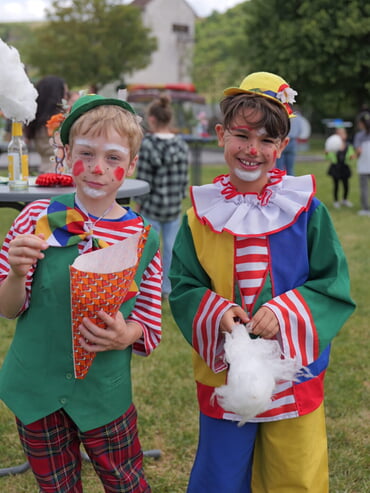 Lustige Clowns